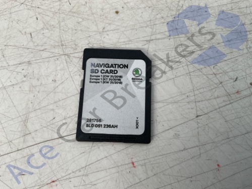 Skoda Superb 3V 15-19 Saloon Satellite Navigation Data Sd Card