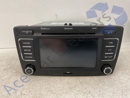 Skoda Octavia VRS 1Z Estate 09-13 Multimedia Head Unit No Code