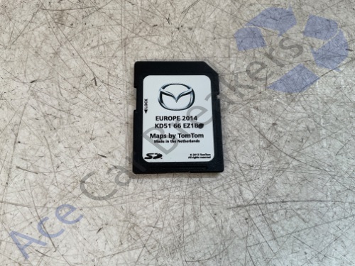 Mazda CX5 KE 12-17 Facelift Satellite Navigation Data Sd Card Europe