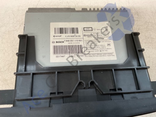 Smart Fortwo Coupe 451 Mk2 07-14 06-14 Multimedia Head Unit No Code