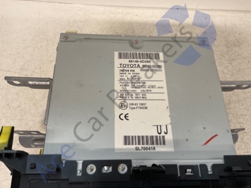Toyota Yaris HEV XP130 14-17 Multimedia Sat Nav Head Unit