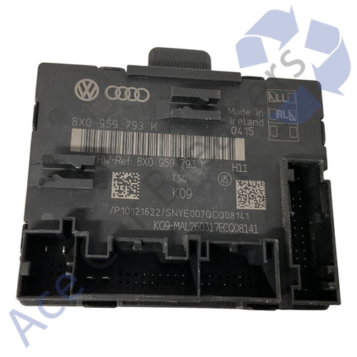 Audi A1 8X 10-14 Pre-Facelift Door Control ECU Module Front Right