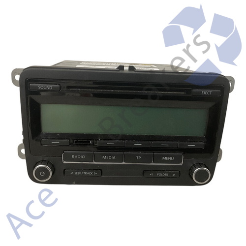 VW Polo 6R 09-14 Pre-Facelift Stereo Radio CD Player No Code